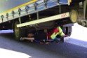 LKW in Boeschung A 3 Rich Frankfurt Hoehe Roesrath Lohmar P264